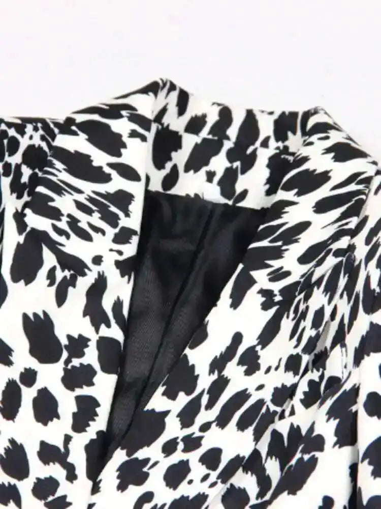Rebel Leopard Vintage Blazer