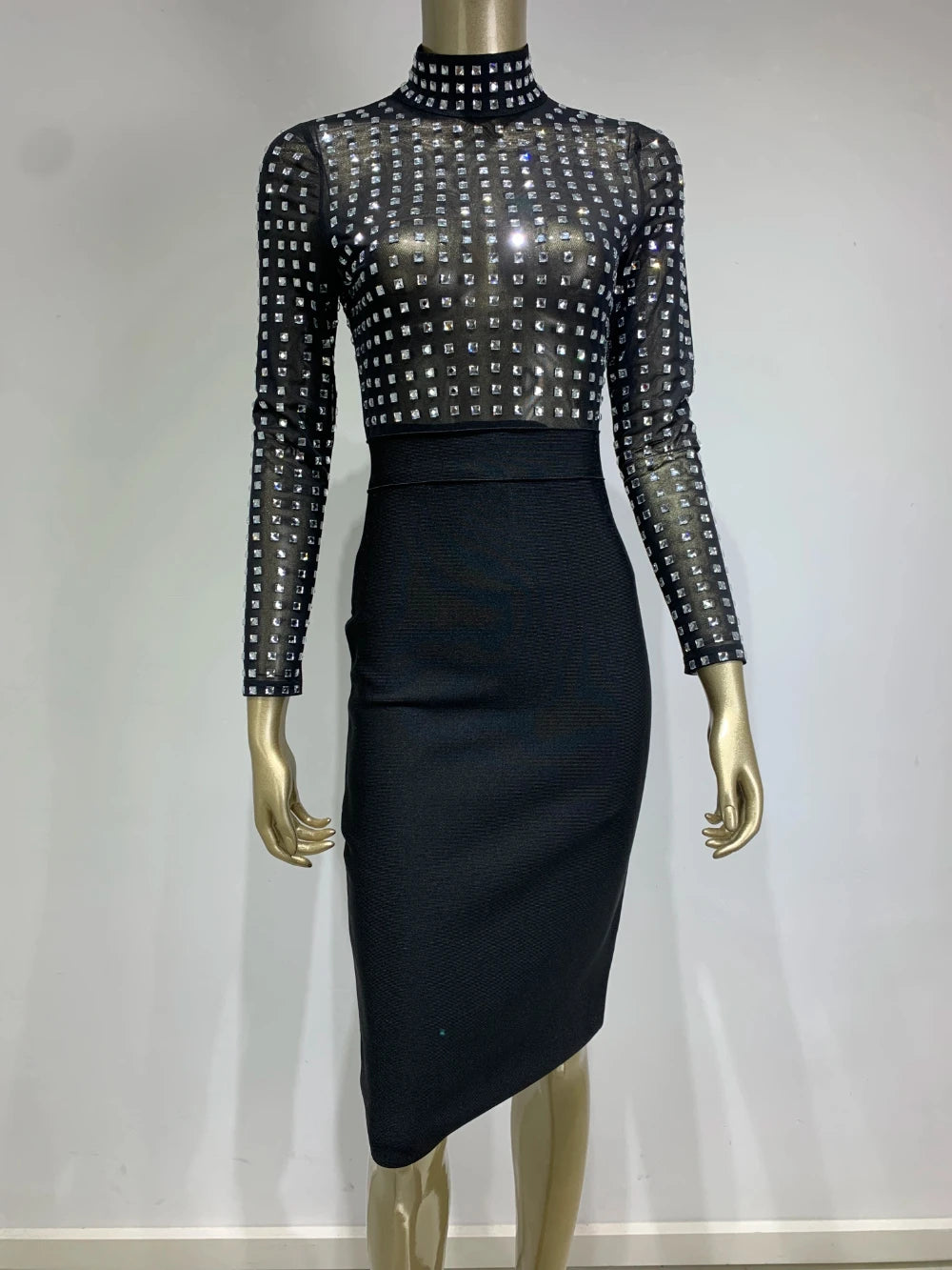 Kiki's Crystal Bodycon Party Dress