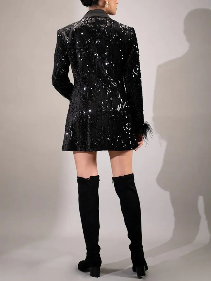 Just Glam Sequins Blazer