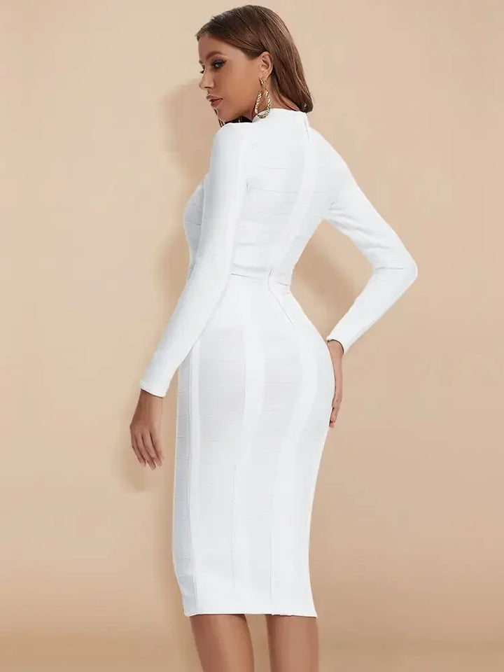 Marian's Hollow Out Bandage Dress