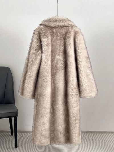 Elegant Faux Fur Coat