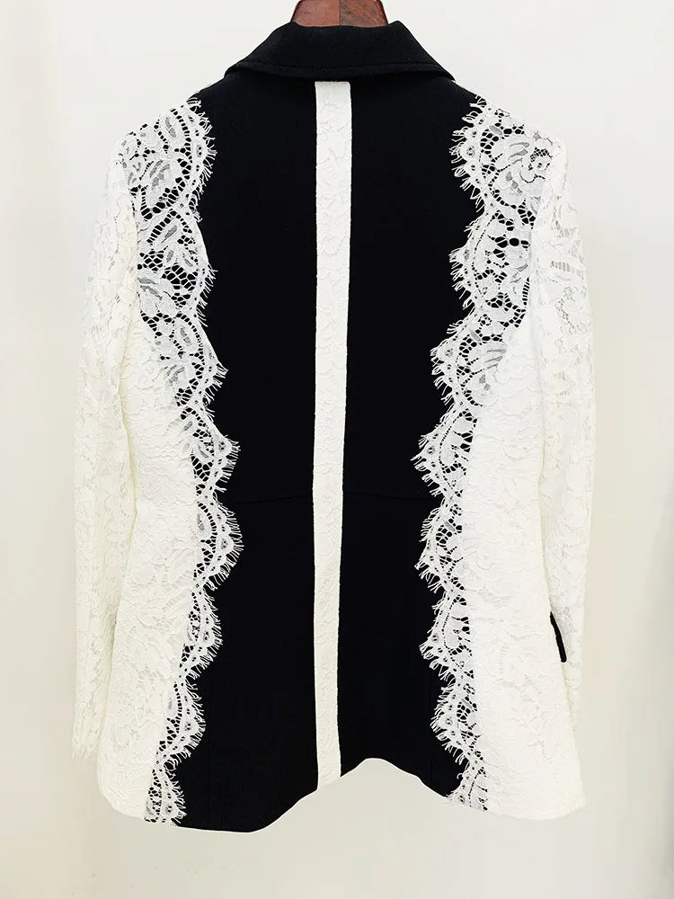 Black Lace Blazer