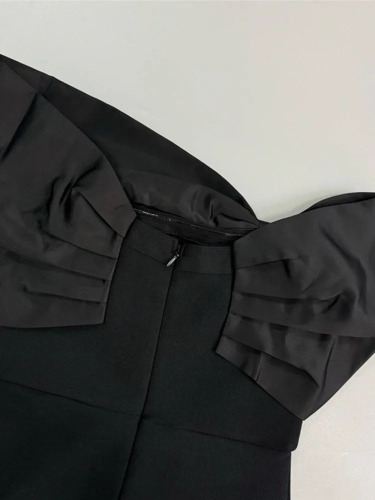 Diamond off The Shoulder Maxi Dress