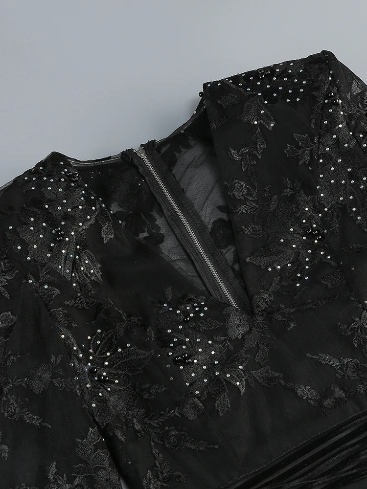 Midnight Allure Lace Jumpsuit