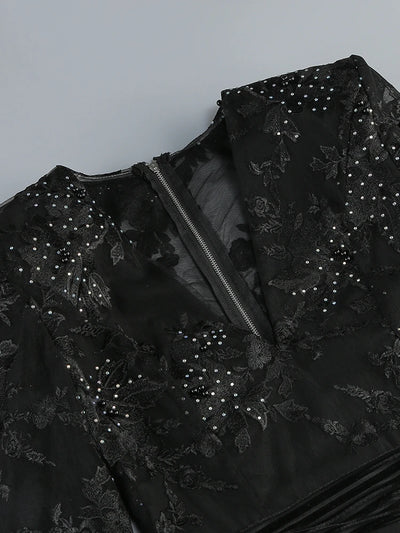 Midnight Allure Lace Jumpsuit