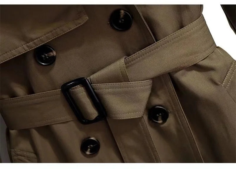 Women's short trench coat