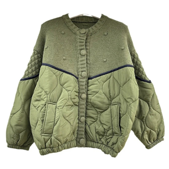 Sarah Sweater Top Puffer Jacket