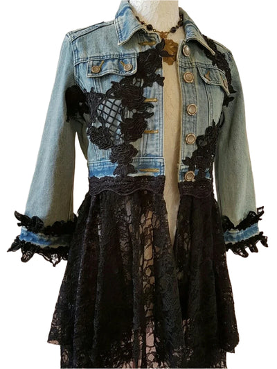 Tee's Lace Denim Jacket