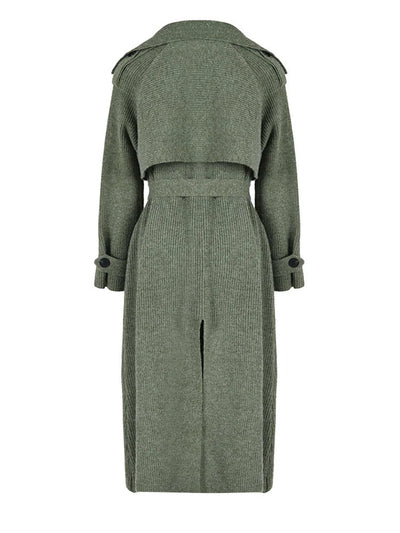 Ashley Knitted Cardigan Trench Coat