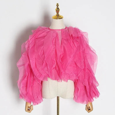 Elara Ruffles Fashion Blouse