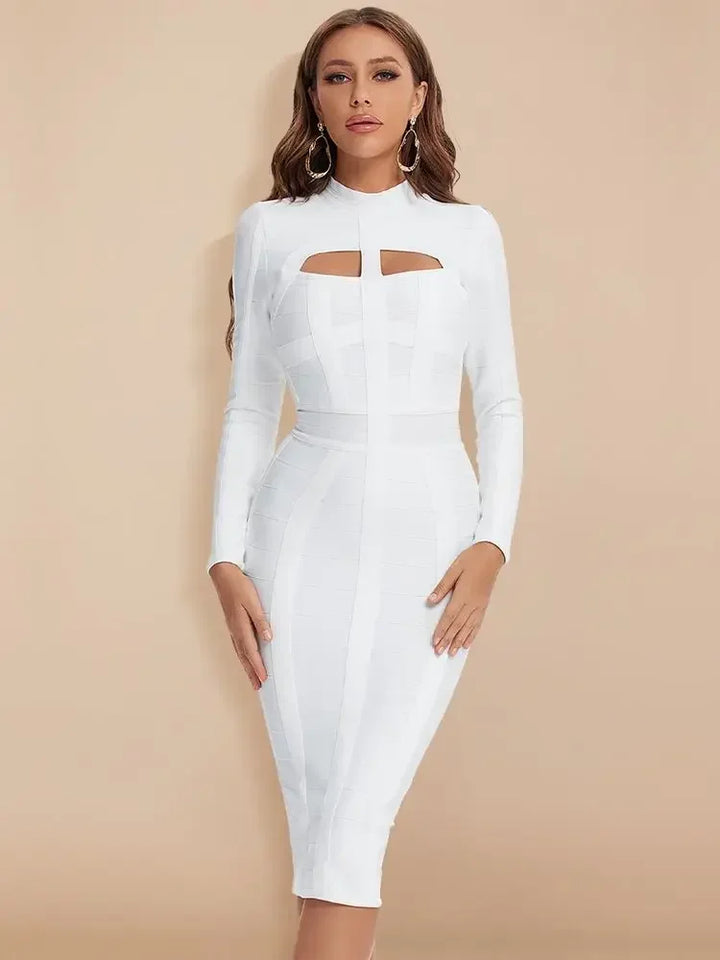 Marian's Hollow Out Bandage Dress
