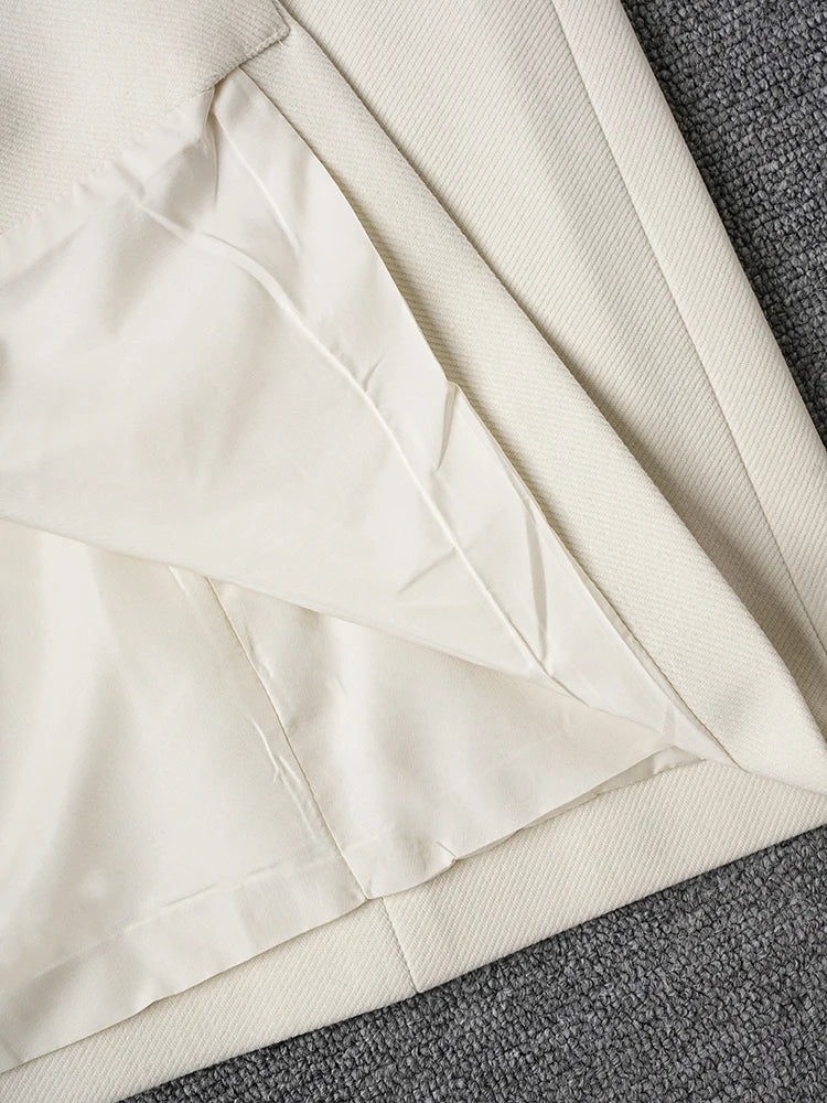 Sage Single Brested Long Flower Trench Coat