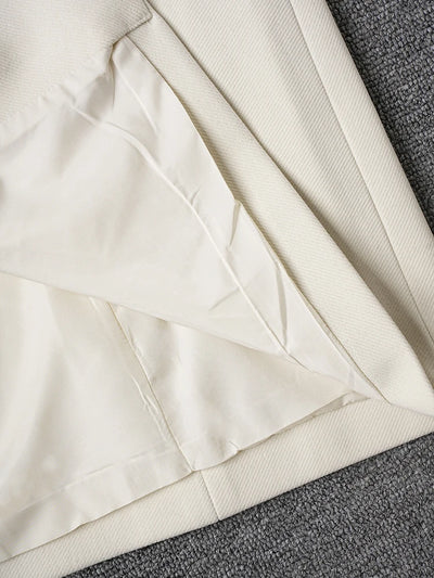 Sage Single Brested Long Flower Trench Coat