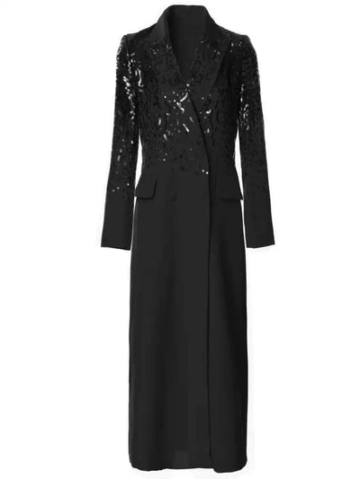 Glamour Meets Classic X-Long Trench Coat