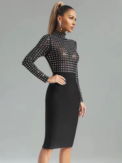 Kiki's Crystal Bodycon Party Dress