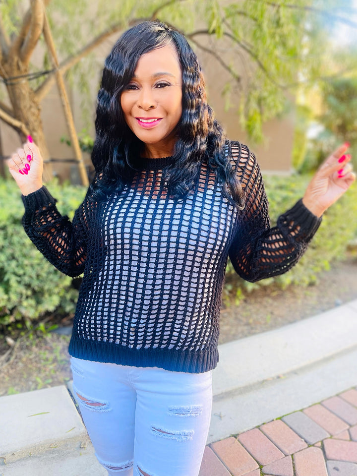 Tiffany Hollow Out Crochet Top
