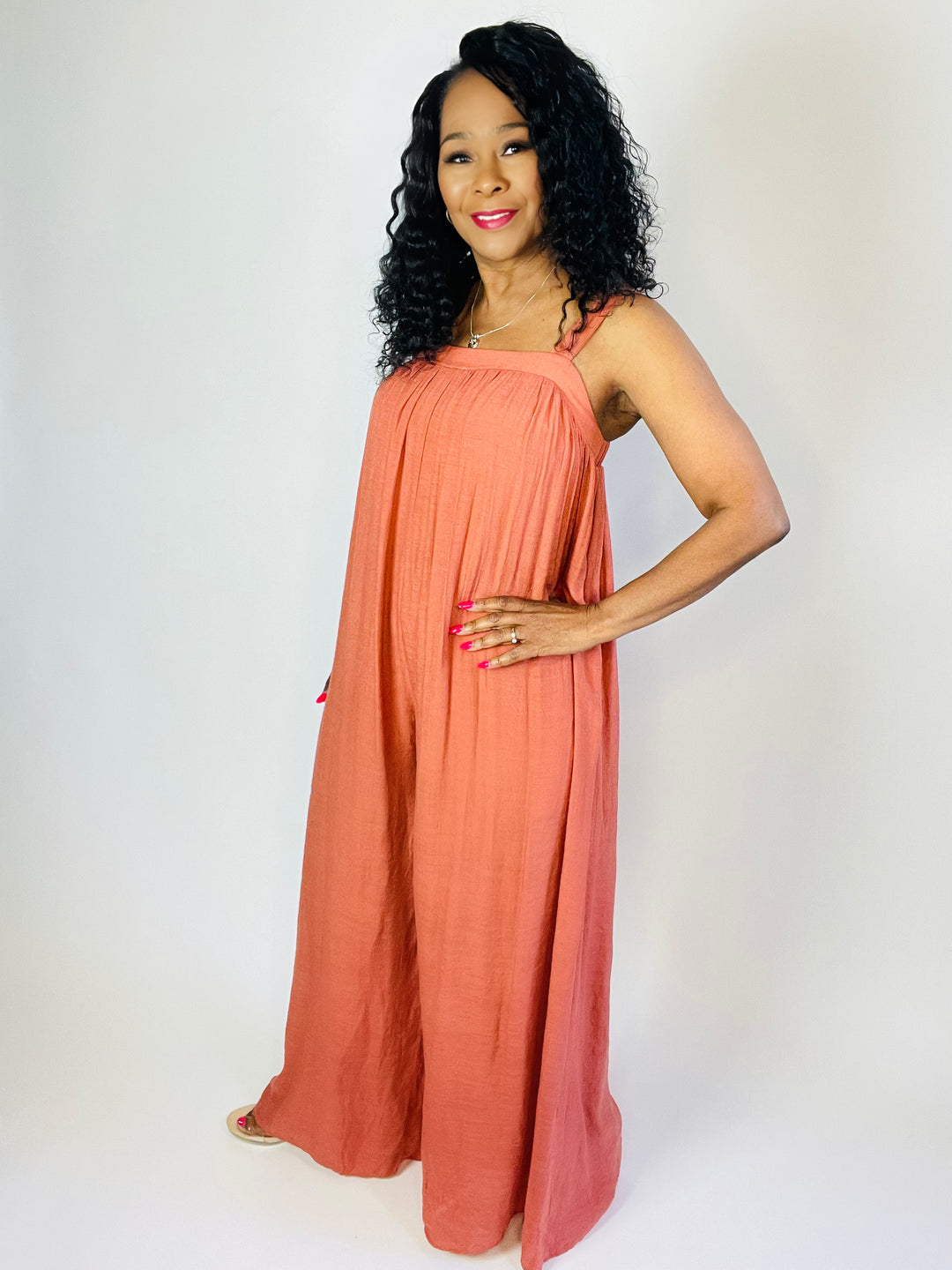 Jade Square Neck Jumpsuit