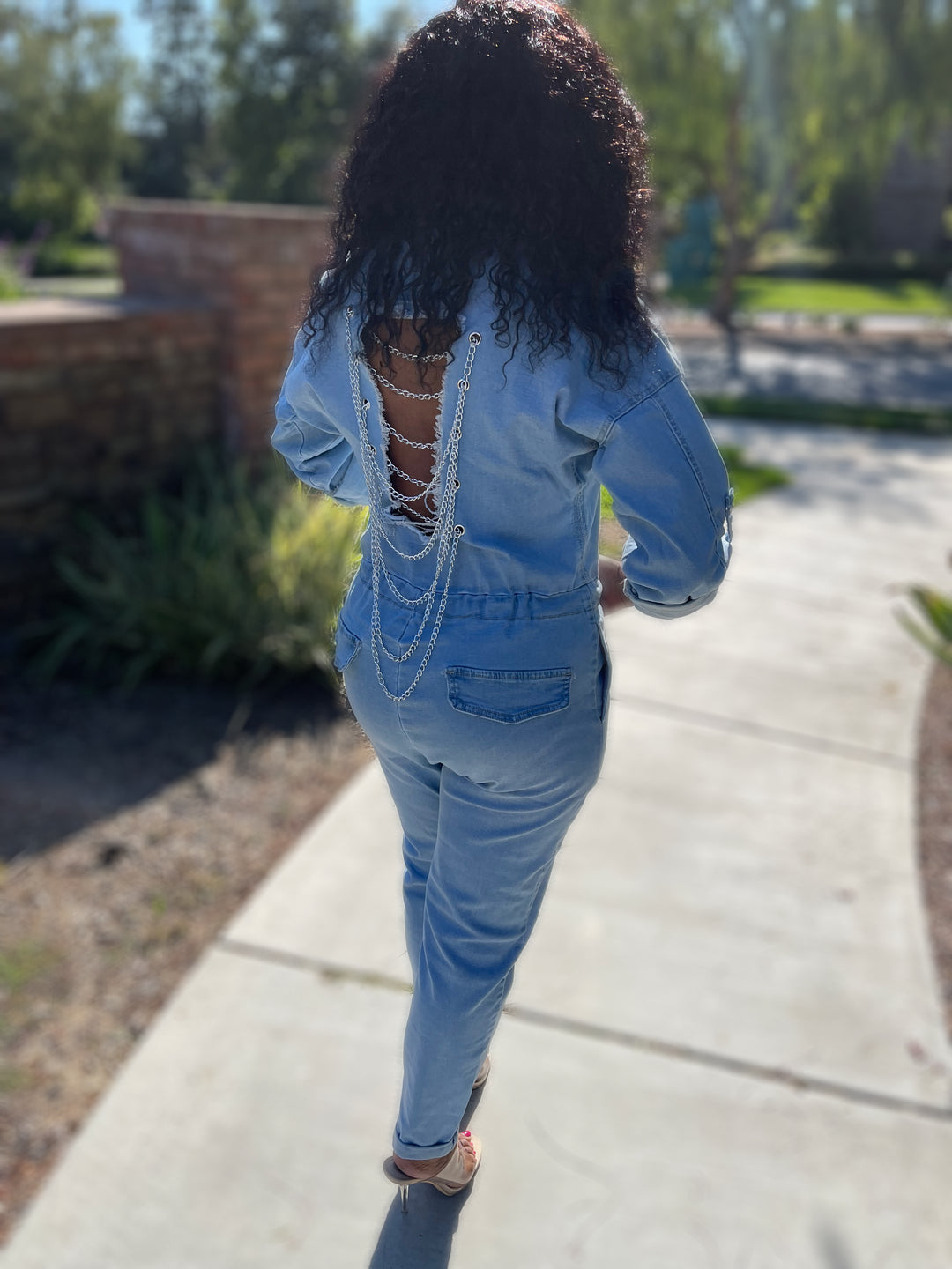 Mixed Emotions Denim Jumpsuit