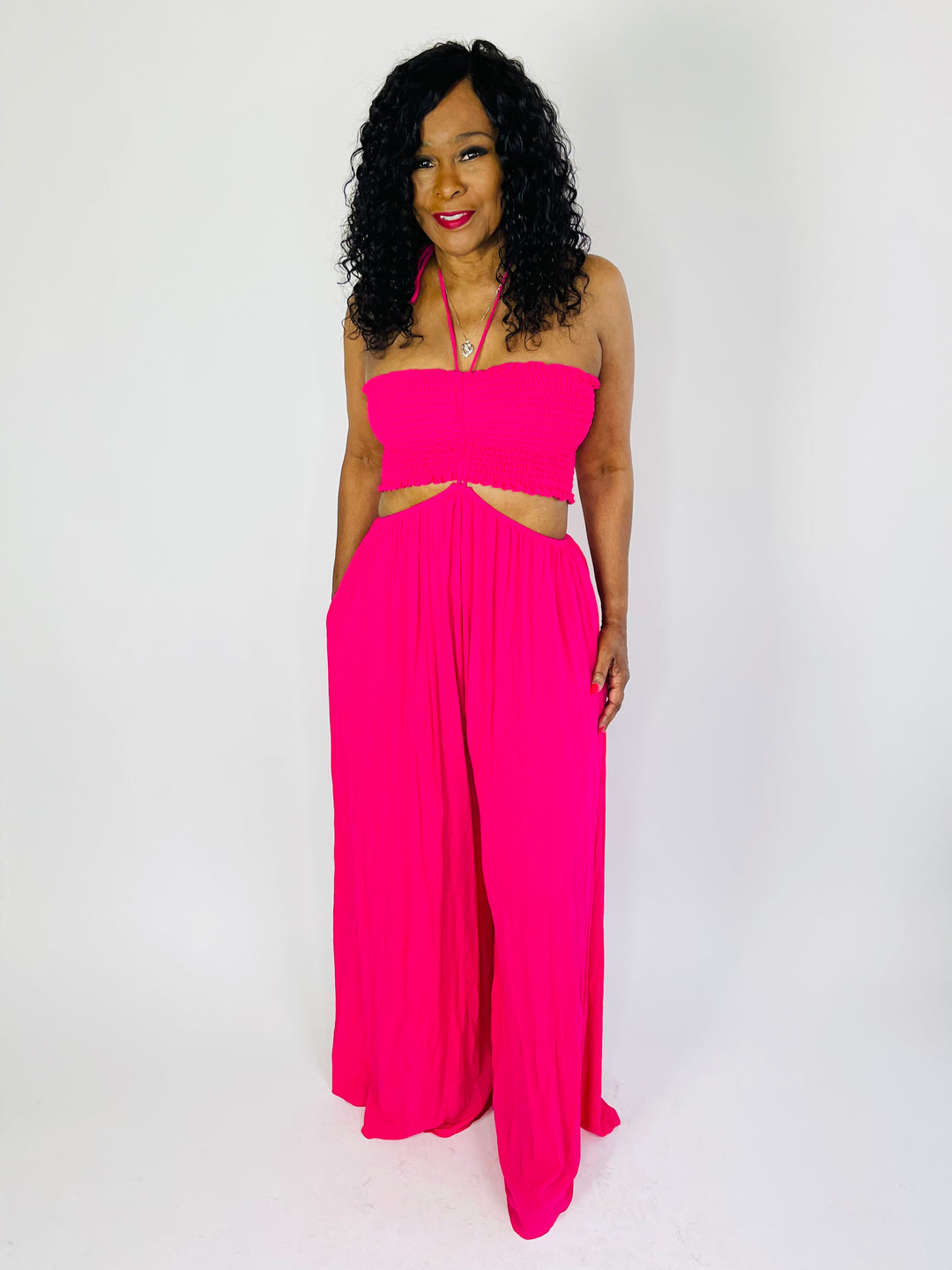 Renee Wide Leg Jumpsuit