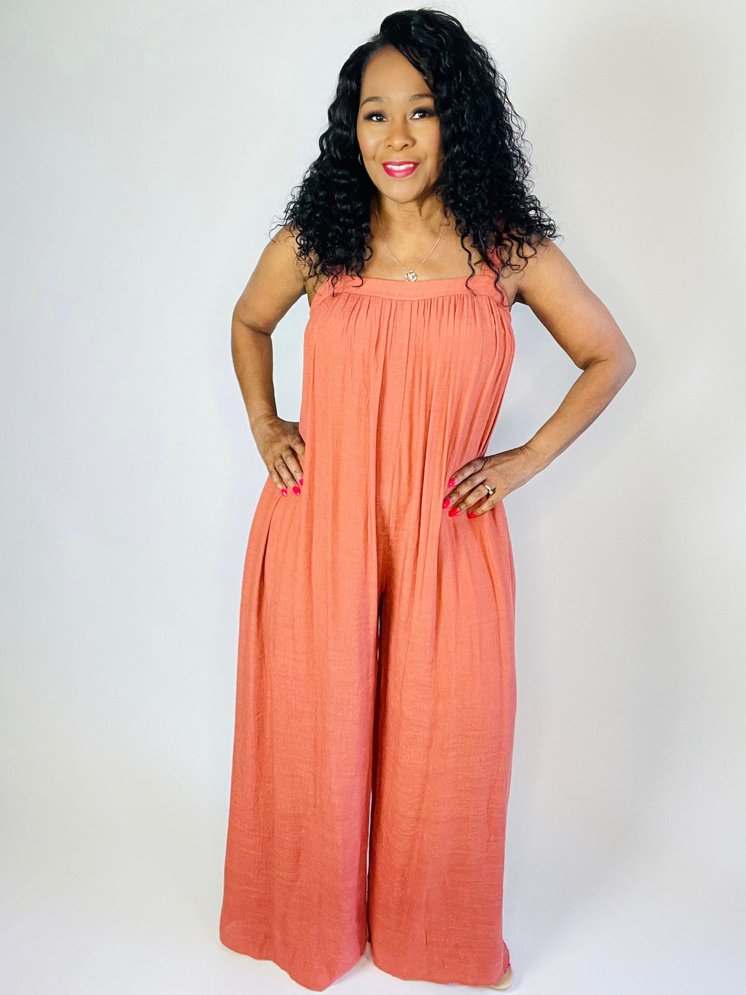 Jade Square Neck Jumpsuit