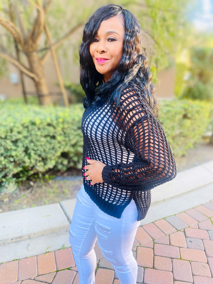 Tiffany Hollow Out Crochet Top