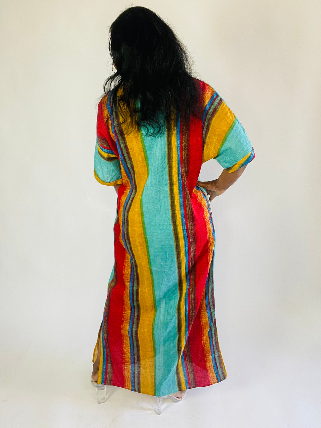 Abena Button Down Maxi Dress