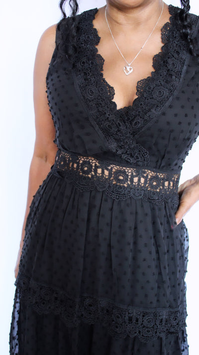 The Lace Maxi Dress - Moody Fitzs Boutique