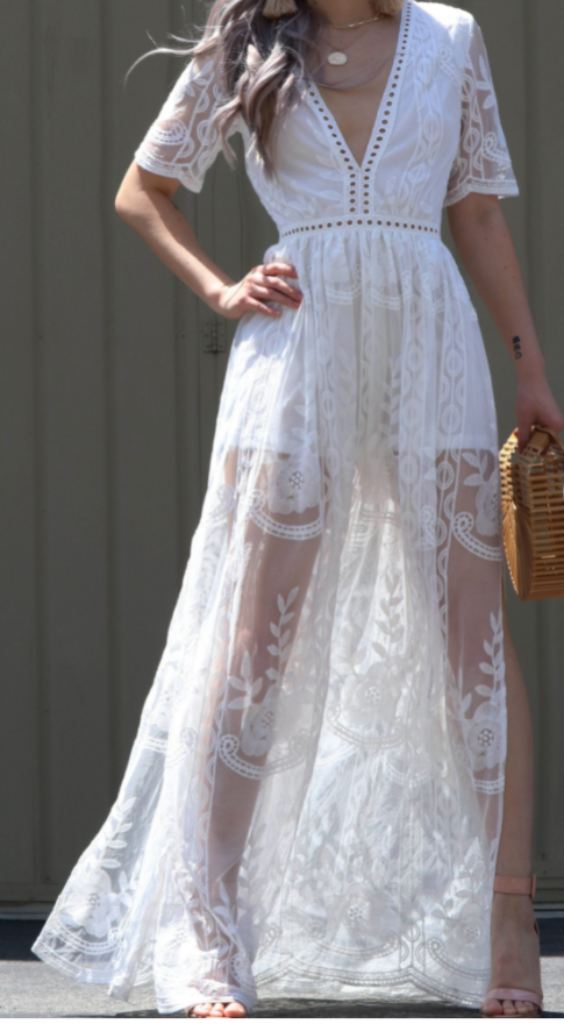 Serenity Lace Maxi Dress - Moody Fitzs Boutique