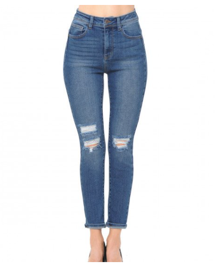 Women's High Waist Skinny Jeans - Moody Fitzs Boutique