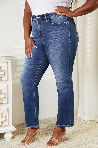 Rudy Judy Blue High Waist Thermal Straight Jeans