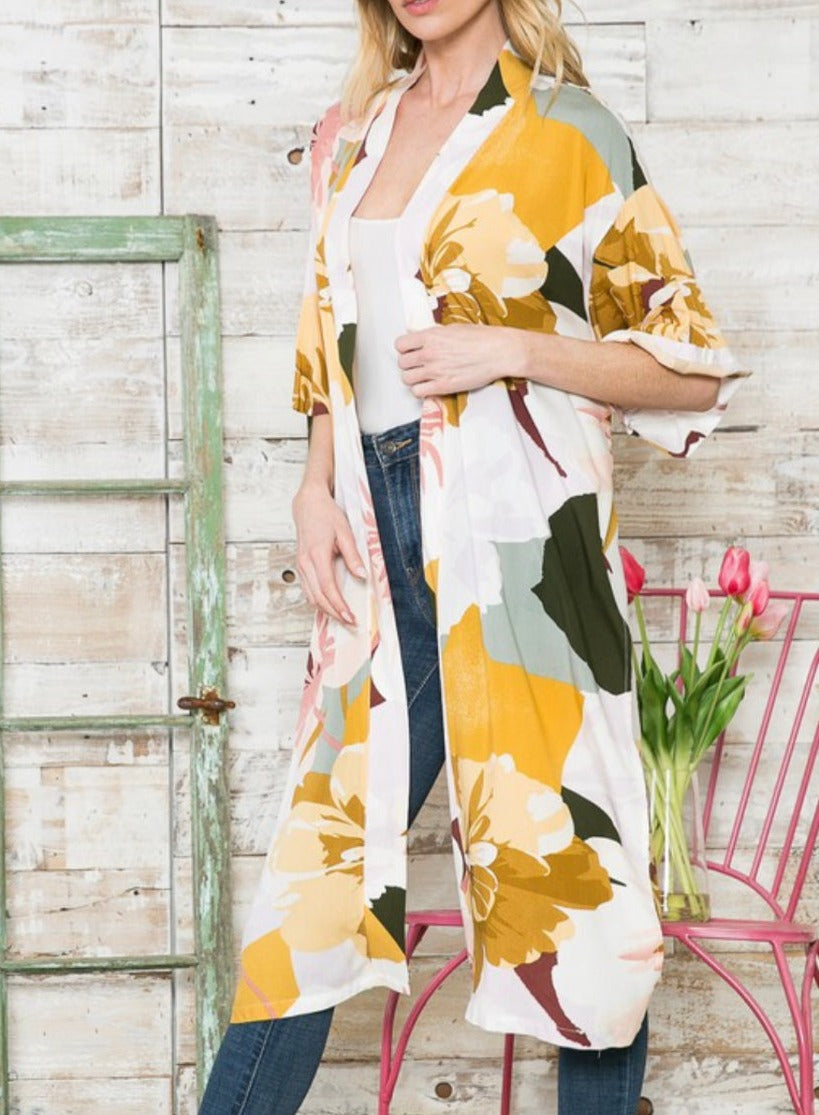 Forever Summer Breeze Kimono - Moody Fitzs Boutique