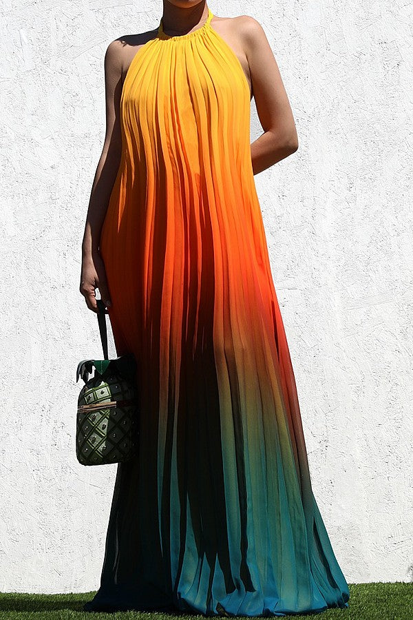 Sundown Ombre Maxi Dress