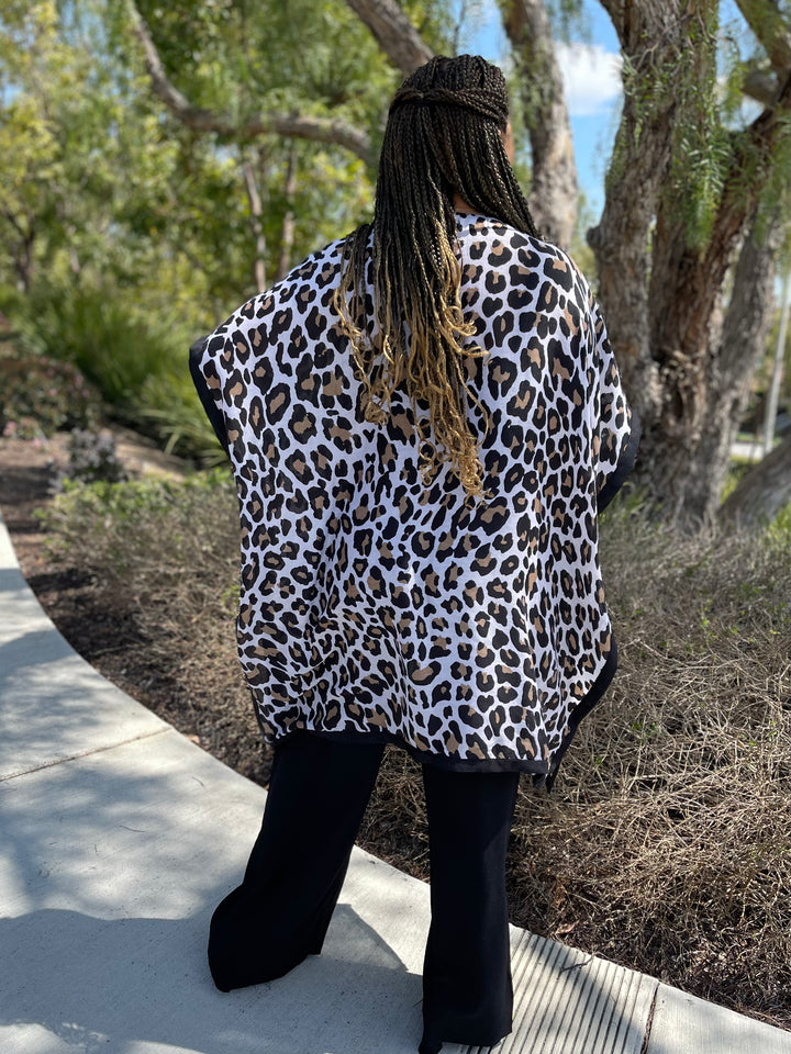 Luxe Animal Print Kimono