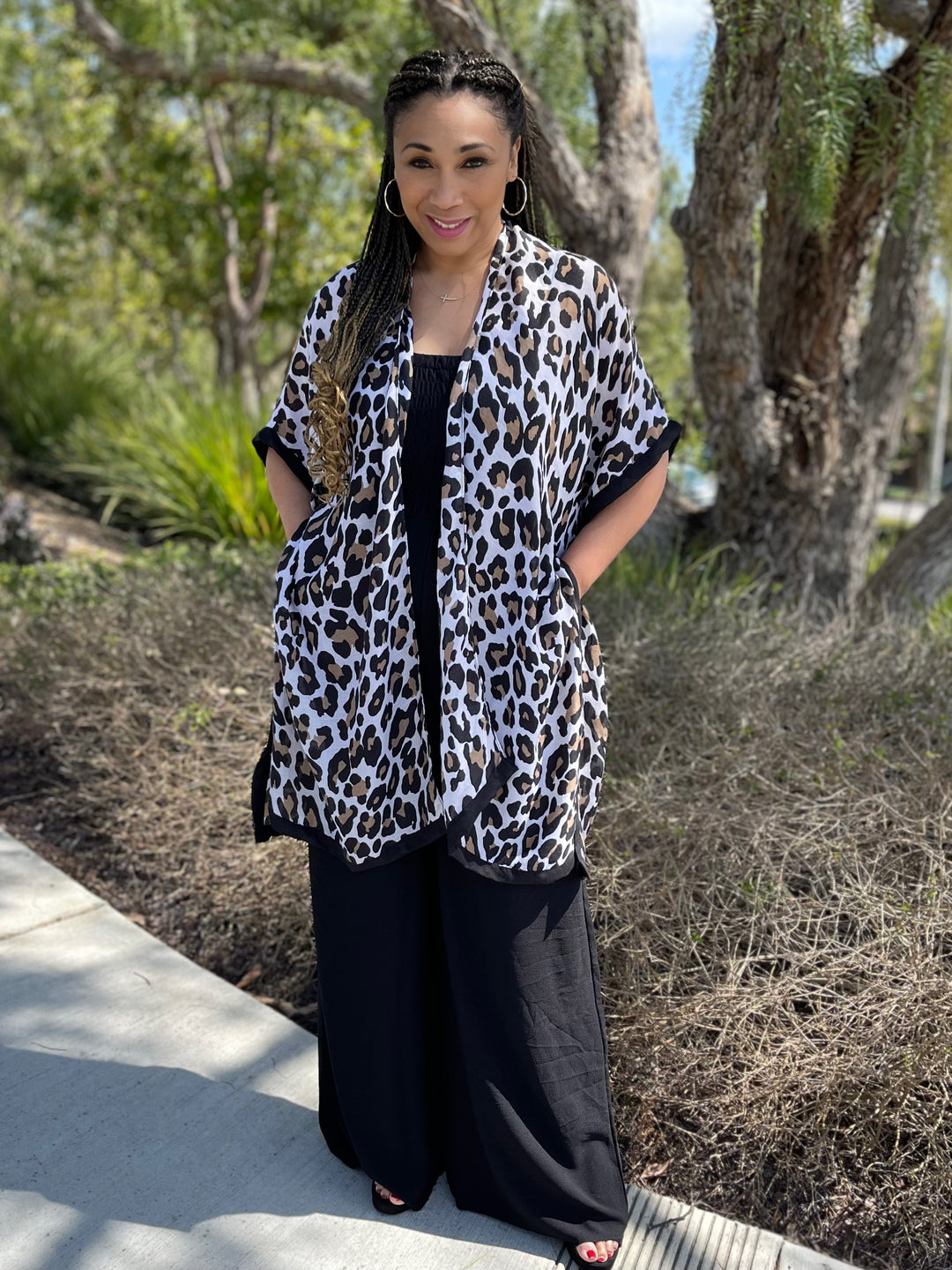 Luxe Animal Print Kimono