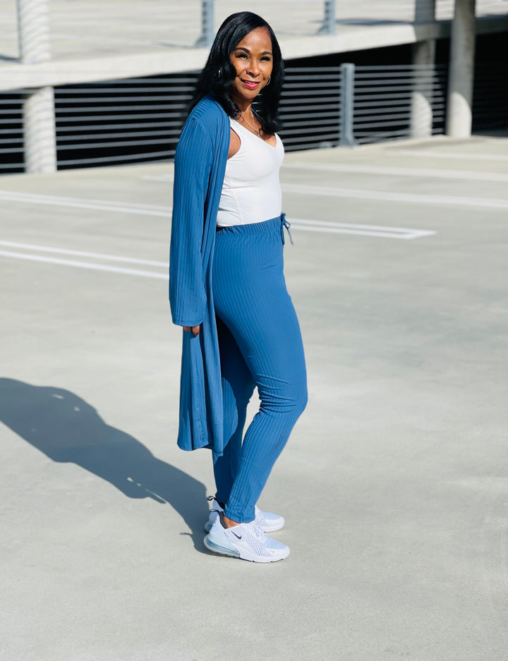 On The Go Cardigan & Legging Set - Moody Fitzs Boutique