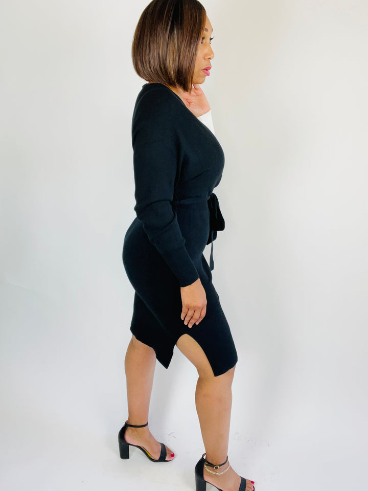Isla Color Block Sweater Dress - Moody Fitzs Boutique