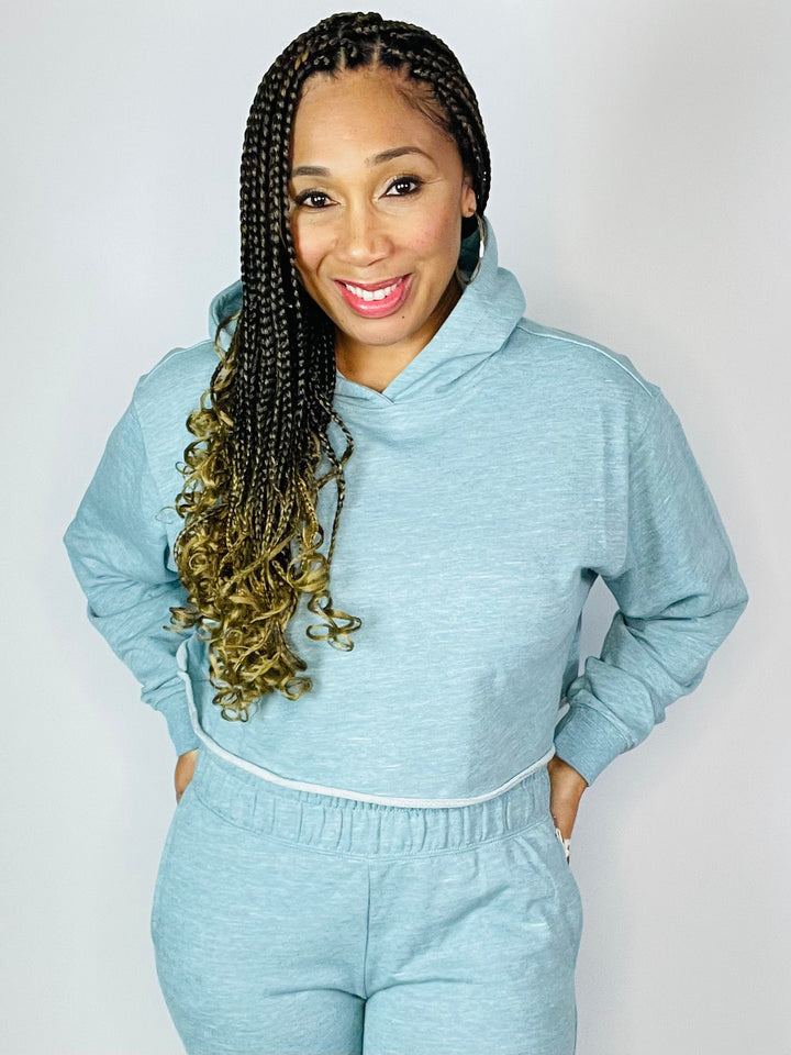 Crop Top Jogger Set - Moody Fitzs Boutique