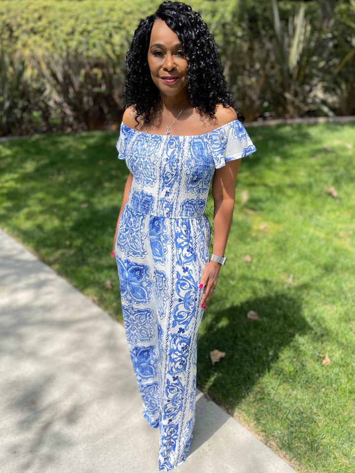 Crystal Multi Print Jumpsuit