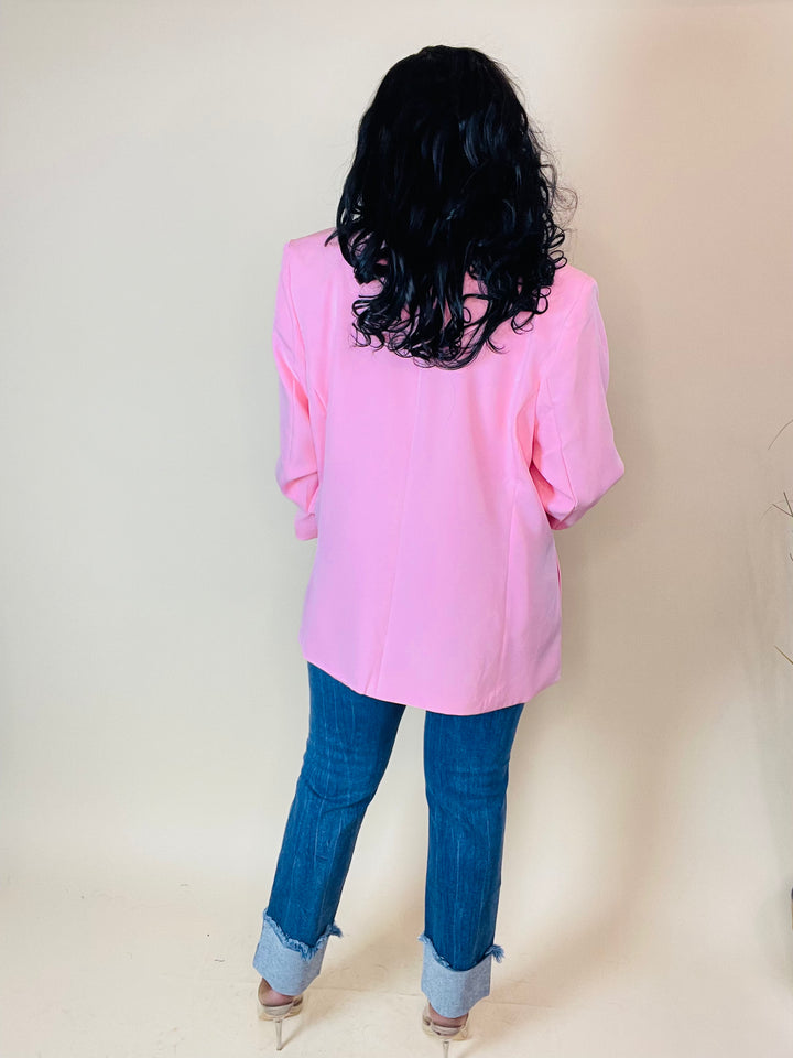 Strictly Business 3/4 Sleeve Blazer - Moody Fitzs Boutique