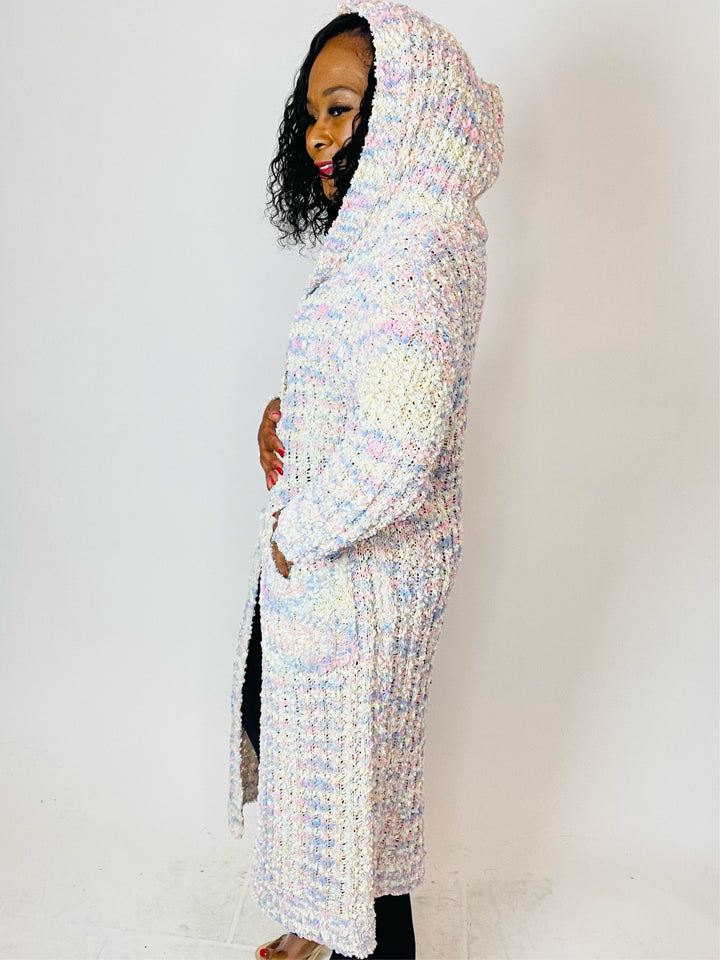 Rainbow Knit Popcorn Cardigan - Moody Fitzs Boutique