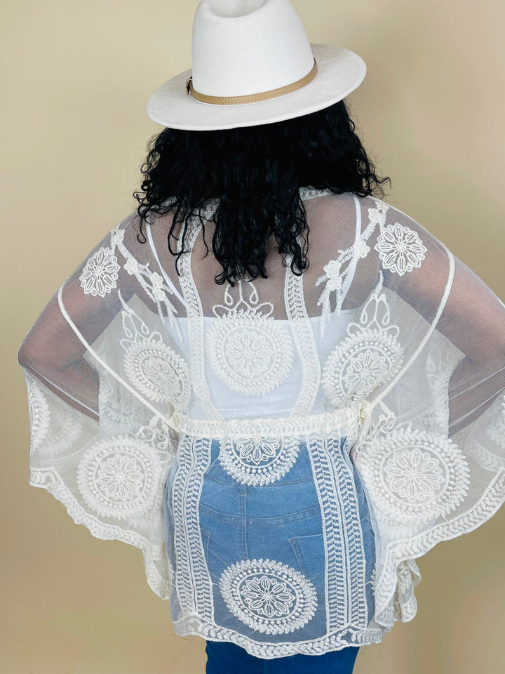 Tassels Pancho - Moody Fitzs Boutique
