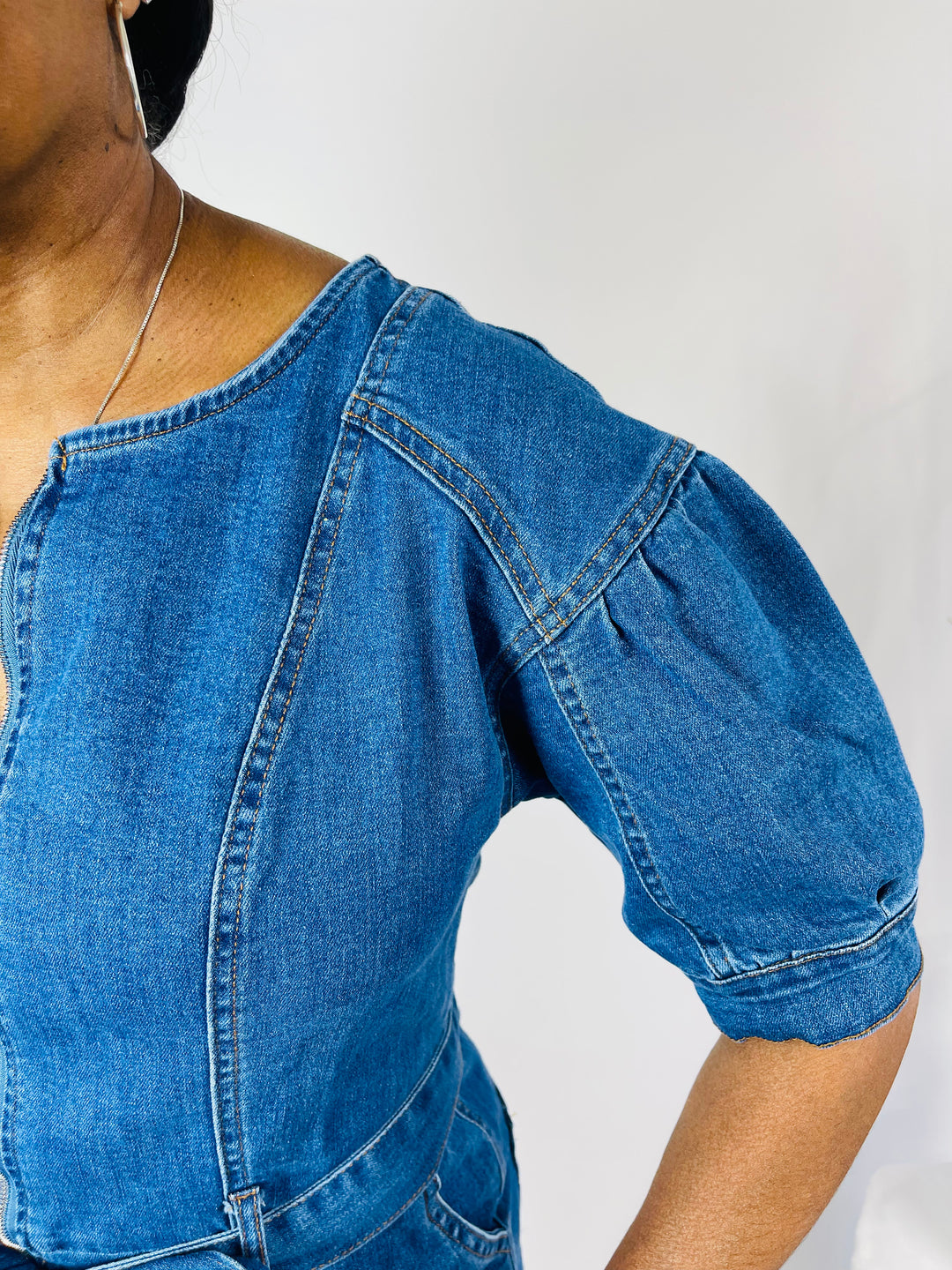 Jacqueline Denim Jumpsuit - Moody Fitzs Boutique