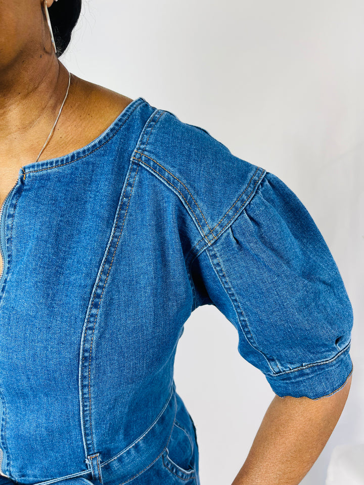 Jacqueline Denim Jumpsuit - Moody Fitzs Boutique