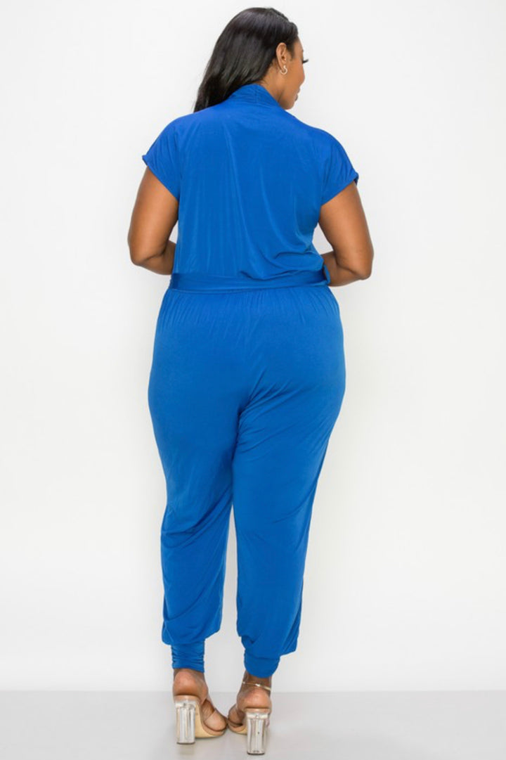 Jalissa Casual Short Sleeve Jumpsuit - Moody Fitzs Boutique