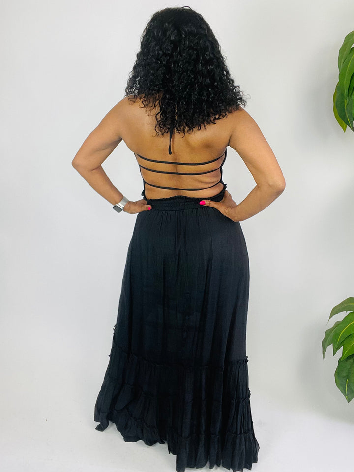Destiny Smocked Maxi Dress - Moody Fitzs Boutique