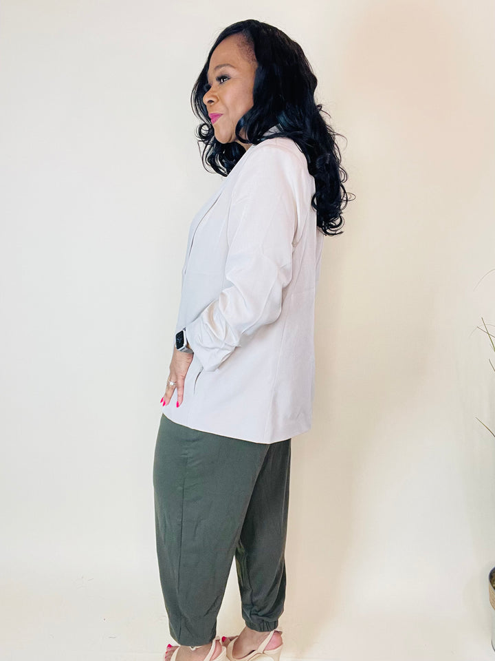 Strictly Business 3/4 Sleeve Blazer - Moody Fitzs Boutique