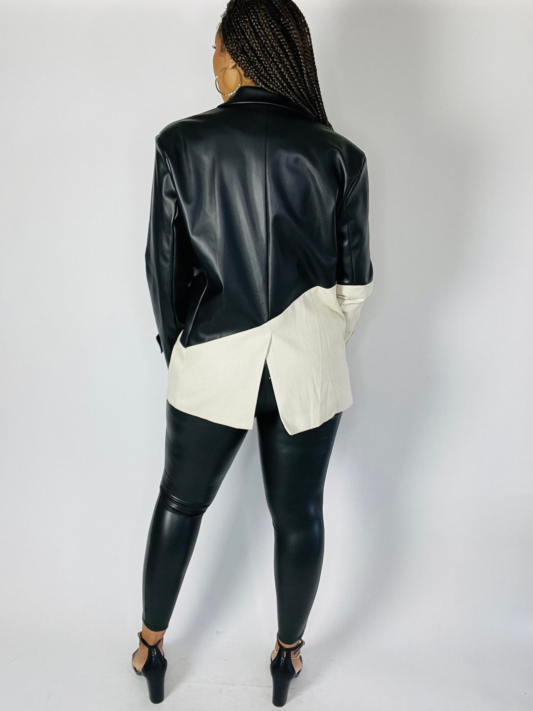 Now Or Never Single-Breasted Color Block Blazer - Moody Fitzs Boutique