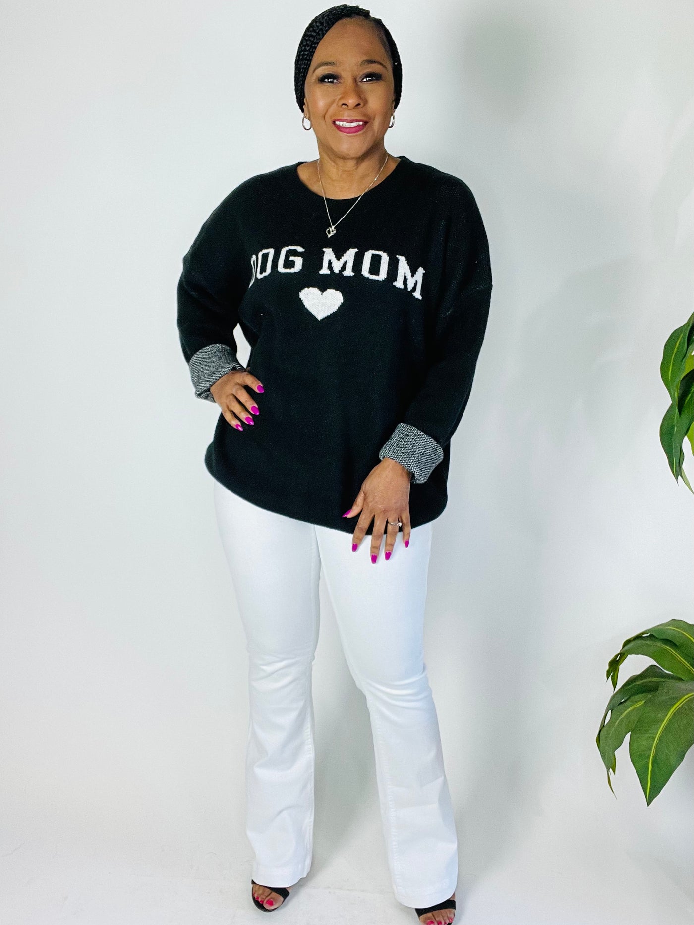 T’s Dog Mom Sweater - Moody Fitzs Boutique