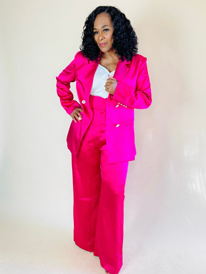 The All-Class Satin Blazer - Moody Fitzs Boutique