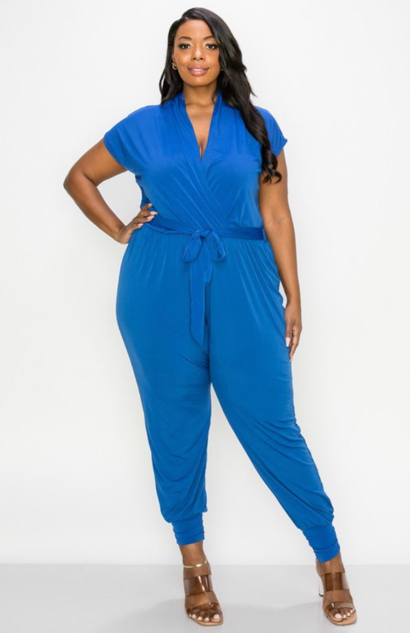 Jalissa Casual Short Sleeve Jumpsuit - Moody Fitzs Boutique